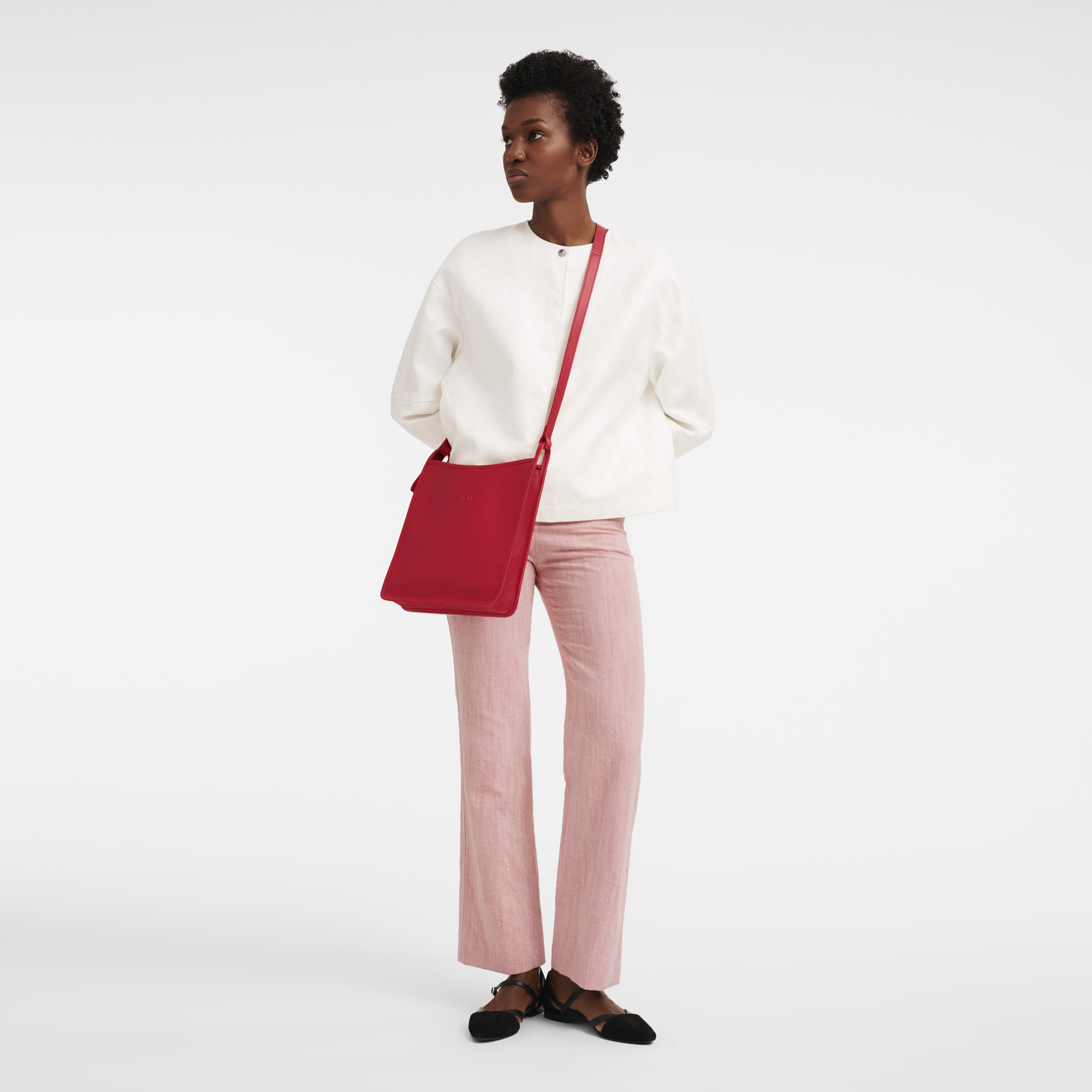 Le Foulonné Crossbody bag M, Love