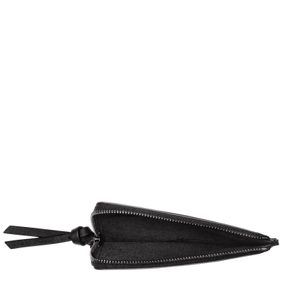 Longchamp 3D Card holder Black - Leather | Longchamp US