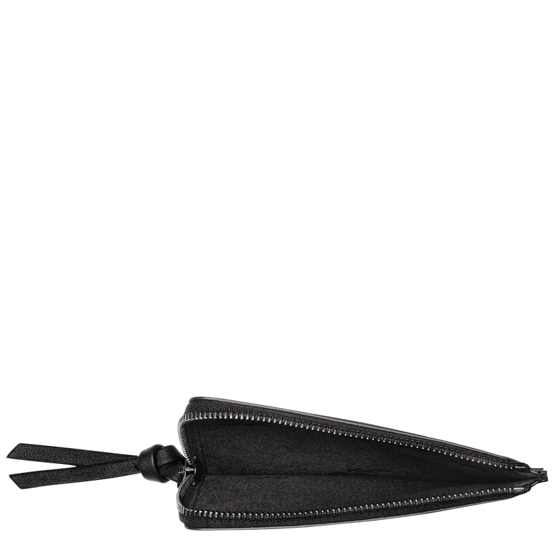 Longchamp 3D Tarjetero , Cuero - Negro  - Vista 3 de 4