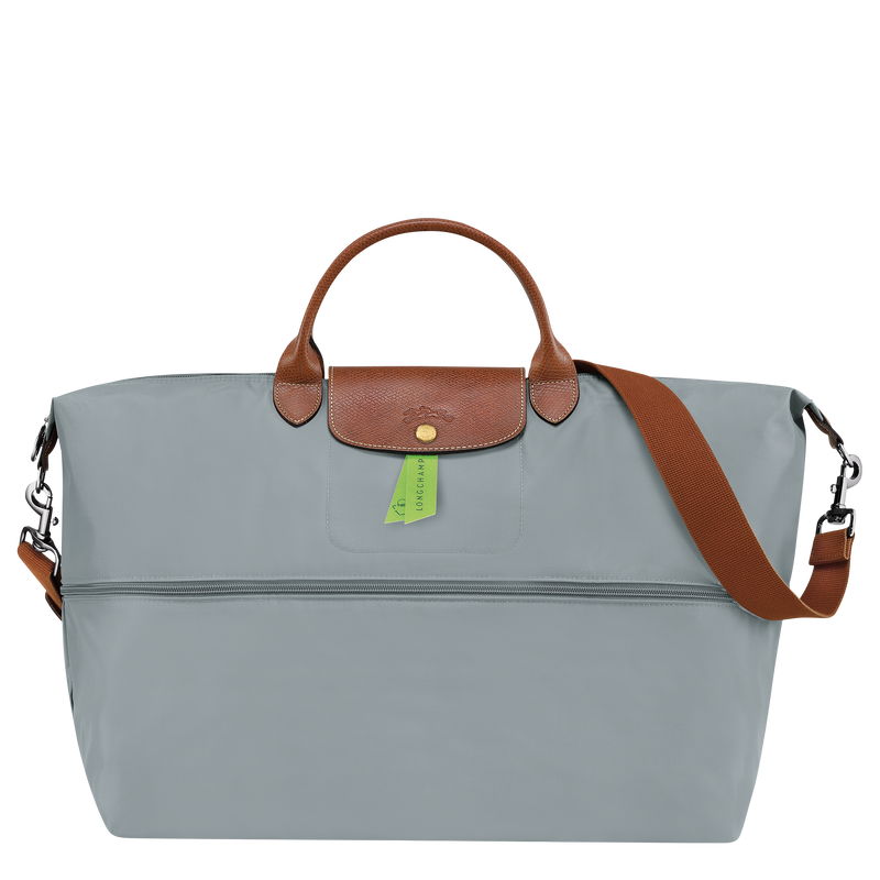 Le Pliage Original Travel bag expandable , Steel - Recycled canvas  - View 5 of  7