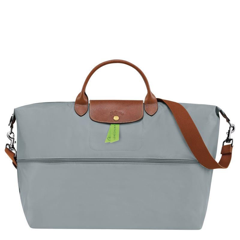 Le Pliage Original Travel bag expandable , Steel - Recycled canvas  - View 5 of 7