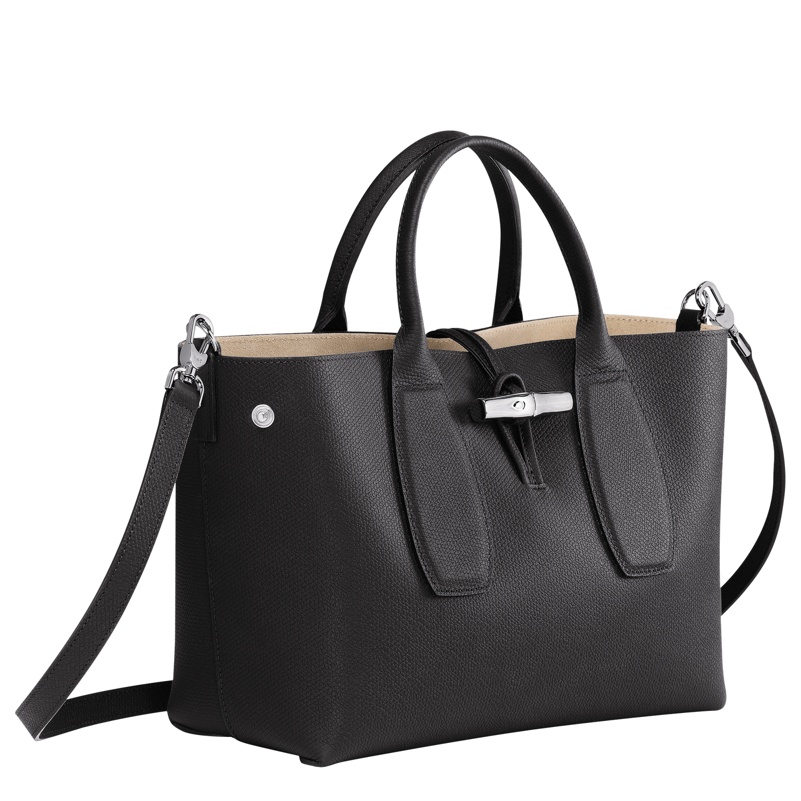 Roseau Handbag M, Black