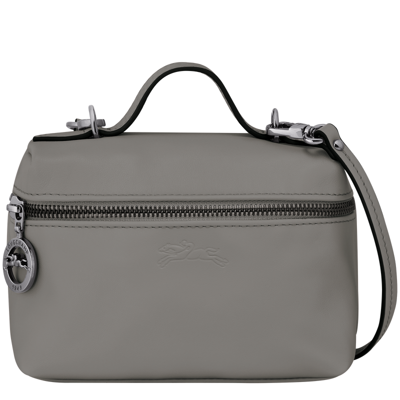 Le Pliage Xtra Crossbodytas XS , Grijs - Leder  - Weergave 1 van  5