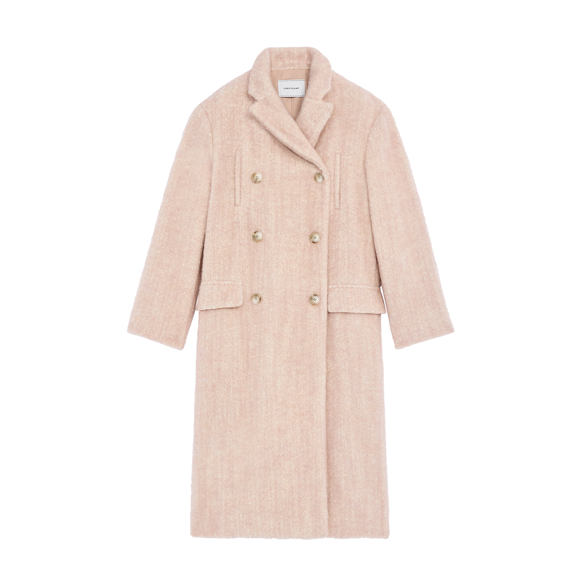 Женская куртка Longchamp Coat Wool broadcloth, цвет: Ballet