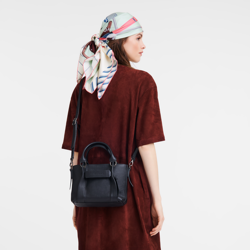 Handtasche S Longchamp 3D , Leder - Schwarz - Ansicht 2 von 6