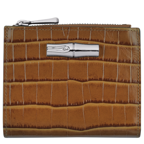 Roseau Compact wallet, Hazelnut