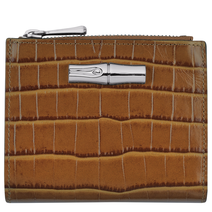 Roseau Compact wallet, Hazelnut