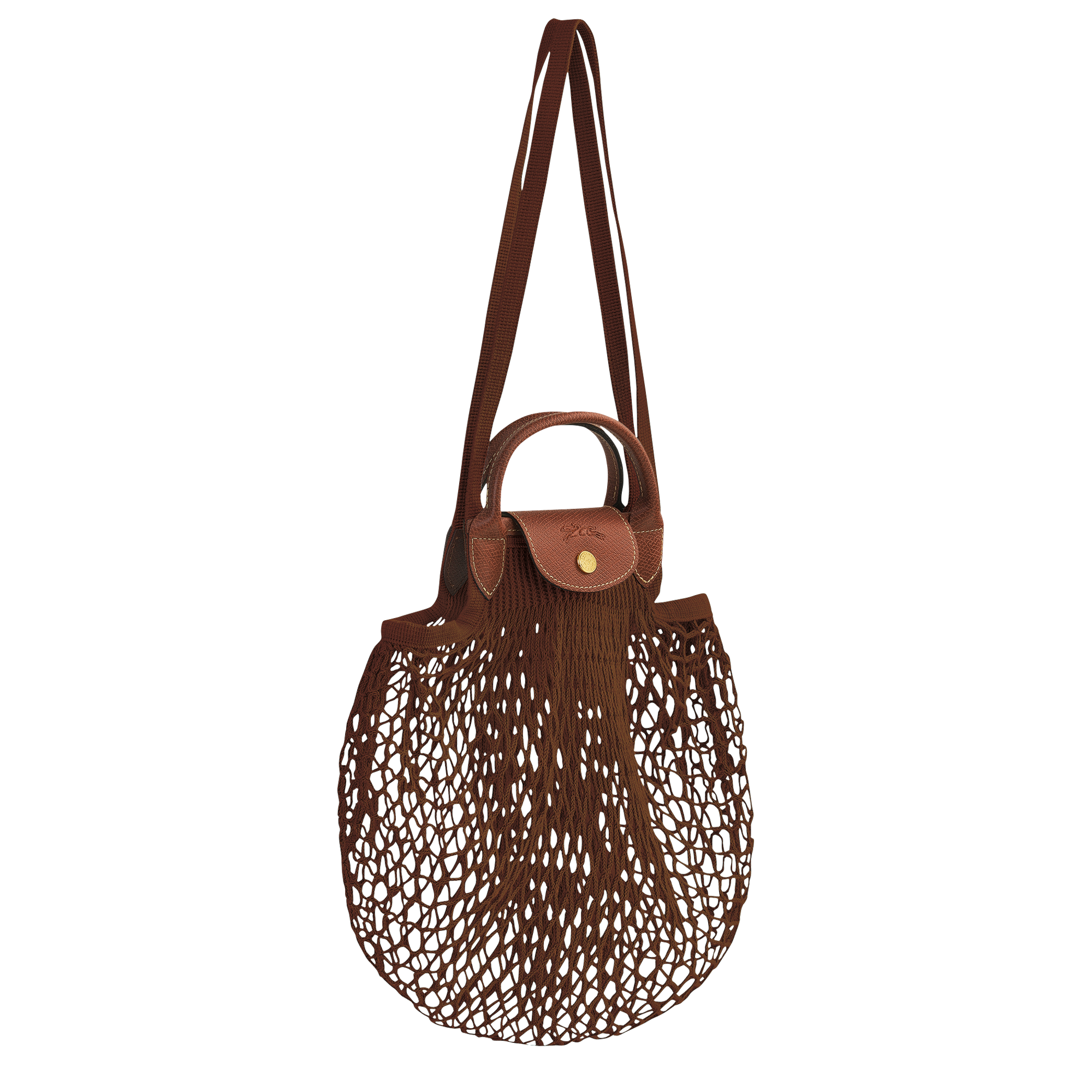 Le Pliage Filet Mesh bag L, Tobacco