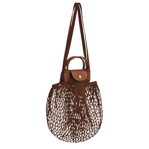 Le Pliage Filet L Mesh bag , Tobacco - Canvas - View 3 of  4