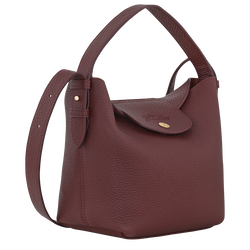 Le Cadence S Bucket bag , Burgundy - Leather
