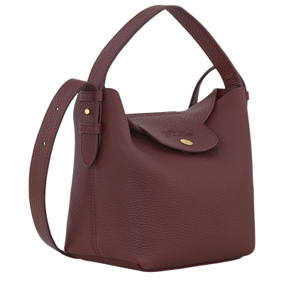 Sac seau S Le Cadence , Cuir - Bordeaux