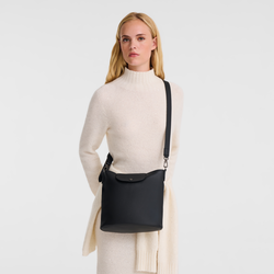 Le Pliage Xtra M Shoulder bag , Black - Leather