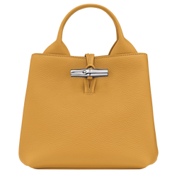 Le Roseau S Handbag , Nutmeg - Leather