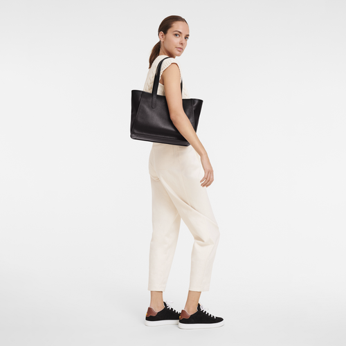 Shoulder bag Le Foulonné Black (10141021001) | Longchamp DK