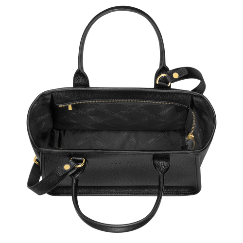 Le Foulonné Sac cabas M, Noir