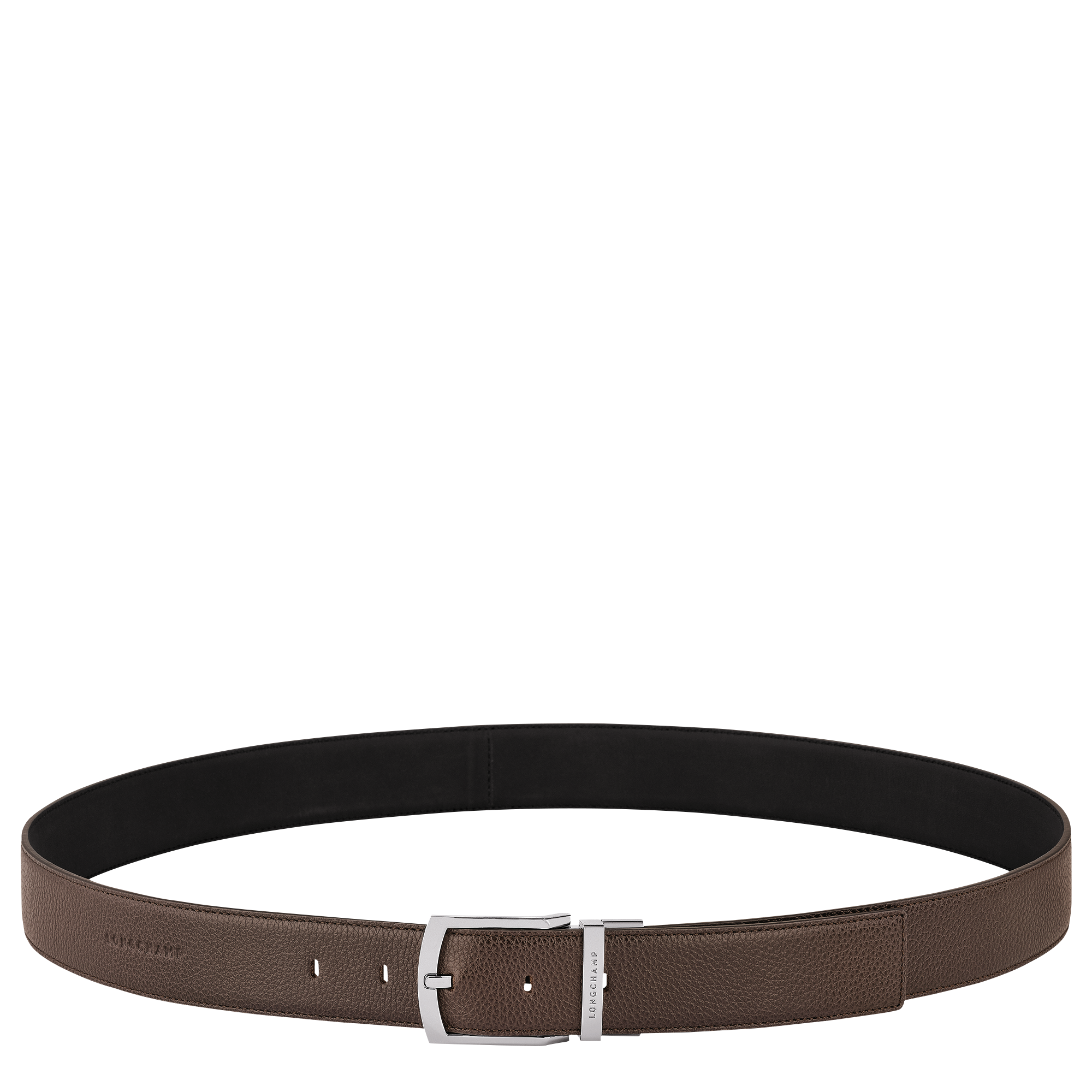 Le Foulonn&eacute; Cinto para homem, Castanho mocha/preto