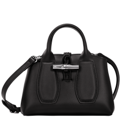 Le Roseau XS Handbag , Black - Leather