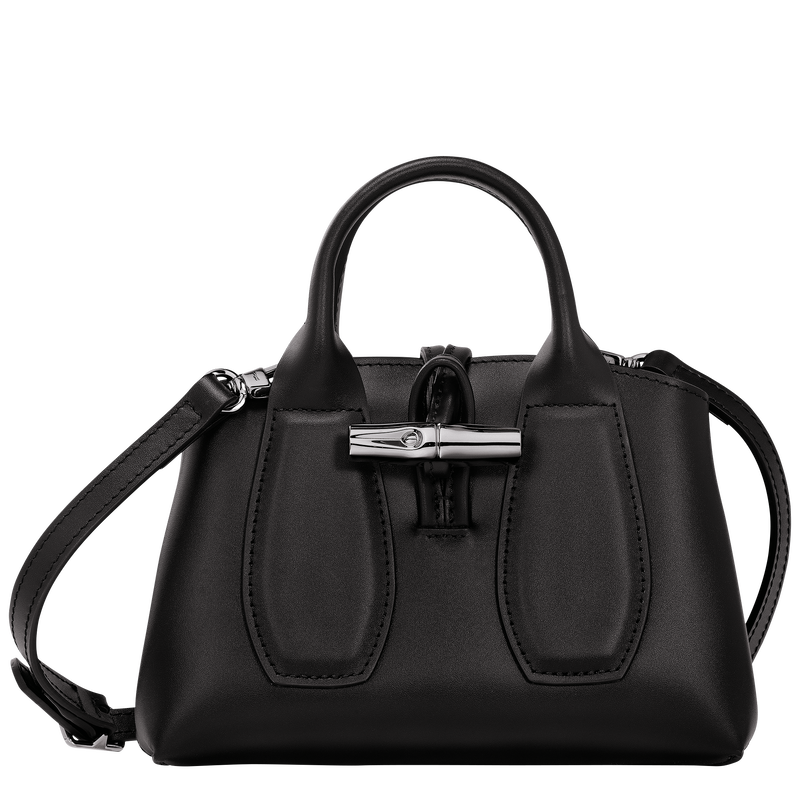 Le Roseau XS Handbag Black Leather Longchamp CZ