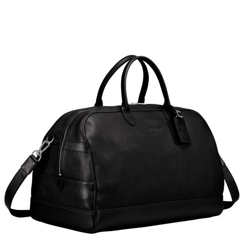 Le Foulonné M Travel bag , Black - Leather - View 3 of 4