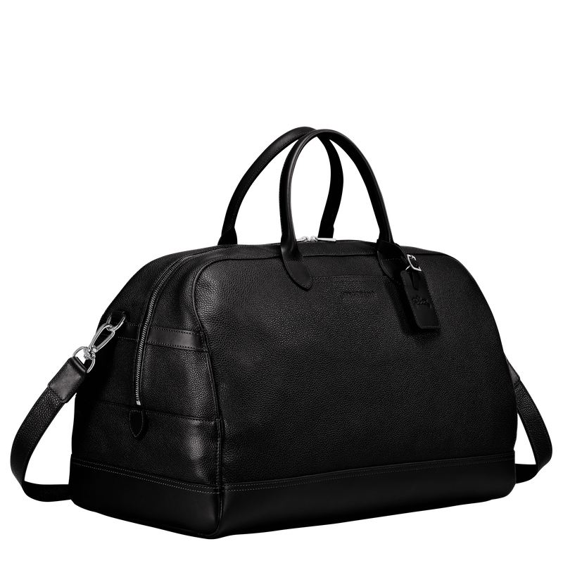 Le Foulonné M Travel bag , Black - Leather  - View 3 of 4