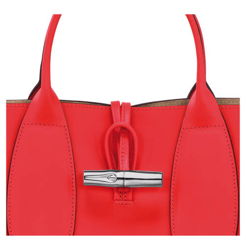 Roseau M Handbag , Red - Leather - View 3 of 3