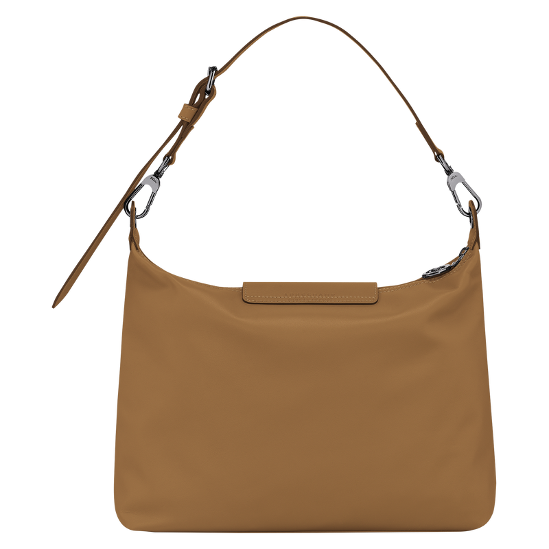 Le Pliage Xtra 半月形單肩包 M , 煙草色 - 皮革  - 查看 4 6