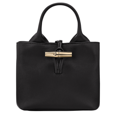 Sac à main XS Le Roseau , Cuir - Noir