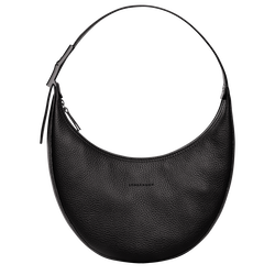 Sac porté épaule M Le Roseau Essential , Cuir - Noir