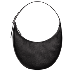 Roseau Essential M Hobo bag , Black - Leather
