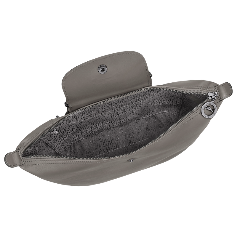 Mochila M Le Pliage Xtra , Pele - Cinzento claro  - Vista 5 de  6