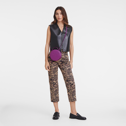 Box-Trot 斜背袋 XS , 紫色 - 皮革