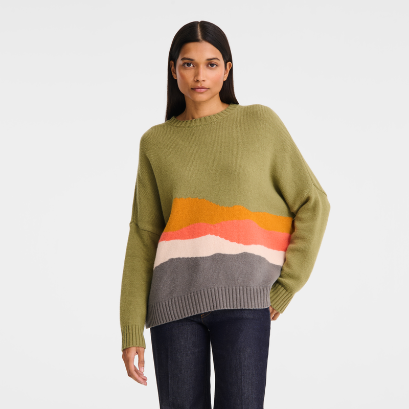 Pullover H&eacute;lain x Longchamp , Strick - Mineral  - Ansicht 4 von 4