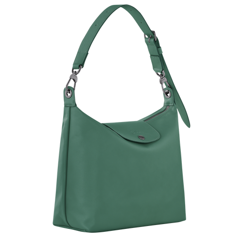 Le Pliage Xtra M Hobo bag , Sage - Leather - View 3 of 5