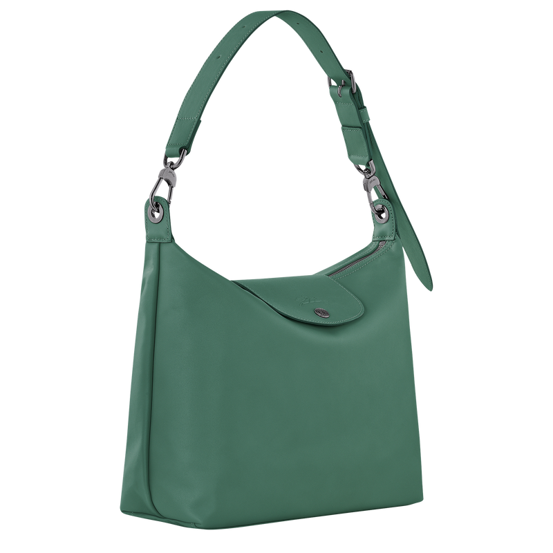Le Pliage Xtra M Hobo bag , Sage - Leather  - View 3 of  5
