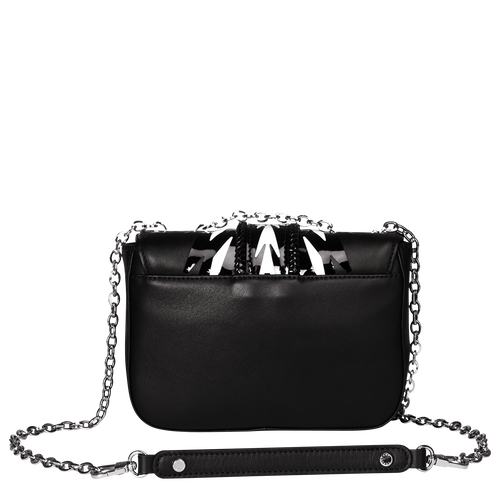 Sac porté épaule, Noir/Blanc Vue 3 de Sac porté épaule, Noir/Blanc, hi-res