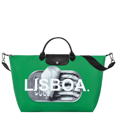 Saco de viagem L Le Pliage Du Monde , Lona - Verde