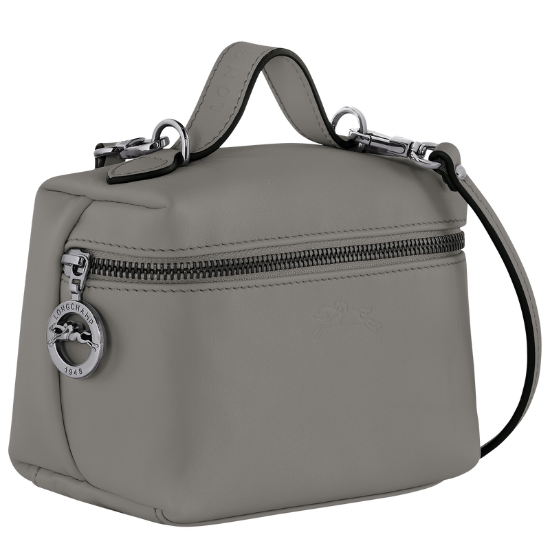 Le Pliage Xtra Crossbodytas XS , Grijs - Leder  - Weergave 3 van  5