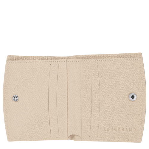 Brieftasche im Kompaktformat Roseau , Leder - Papier - Ansicht 3 von 4