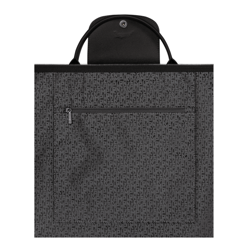 Sac de voyage S Le Pliage Xtra , Cuir - Noir  - Vue 5 de 6