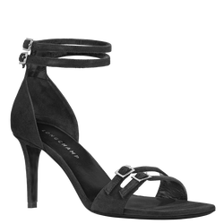 La Baronne Pumps , Black - Leather