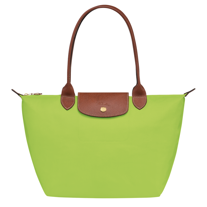 Le Pliage Original M Tote bag , Green Light - Recycled canvas  - View 1 of 5