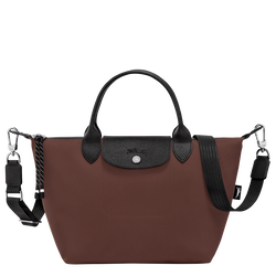 Le Pliage Energy S Handbag , Cocoa - Recycled canvas