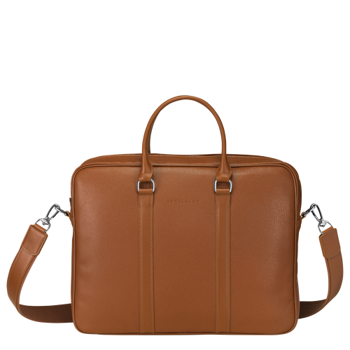 Le Foulonné S Briefcase , Caramel - Leather - View 1 of  5