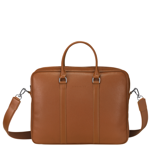 Le Foulonné S Briefcase , Caramel - Leather - View 1 of 5