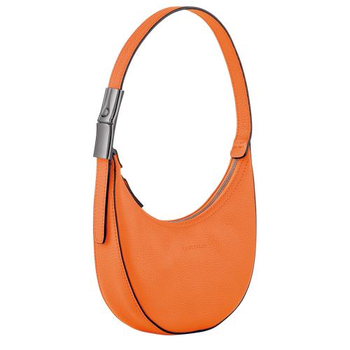 Le Roseau Essential S Hobo bag , Orange - Leather - View 3 of  6