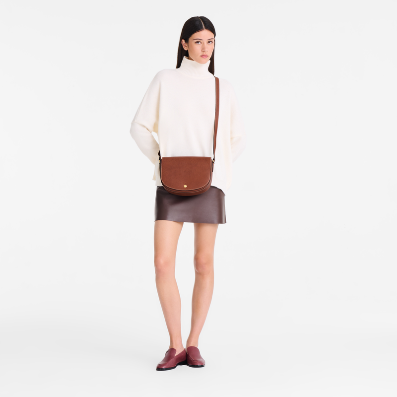 Épure Crossbody bag , Brown - Leather  - View 2 of  6