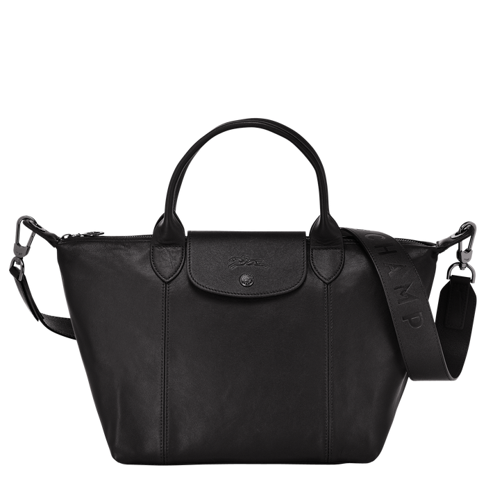 Top handle bag S Le Pliage Cuir Black (L1512757001) Longchamp GB