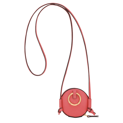 &Eacute;pure 附掛繩零錢包, 珊瑚粉色