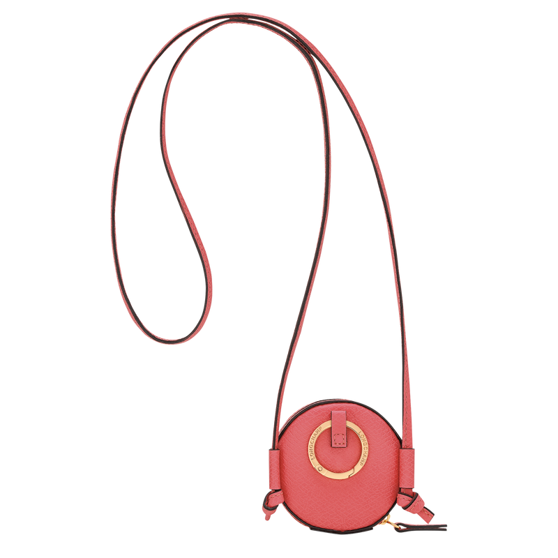 &Eacute;pure 附掛繩零錢包 , 珊瑚粉色 - 皮革  - 查看 3 3