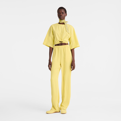 Top , Lime - Cotton poplin